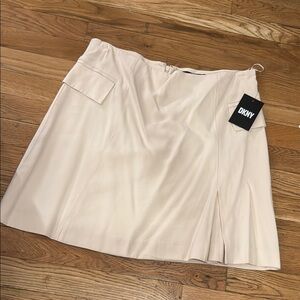 DKNY Cream Women's Skirt